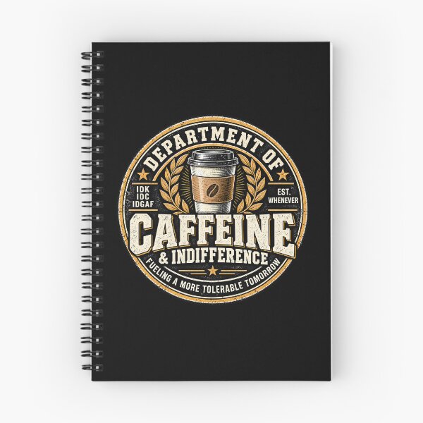 Item preview, Department of Caffeine & Indifference designed and sold by chamlogic.