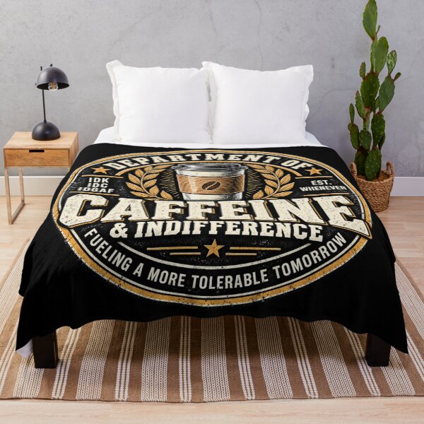 Item preview, Department of Caffeine & Indifference designed and sold by chamlogic.