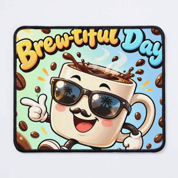 Item preview, Brew-tiful Day Funny Coffee Mug designed and sold by The-Library.