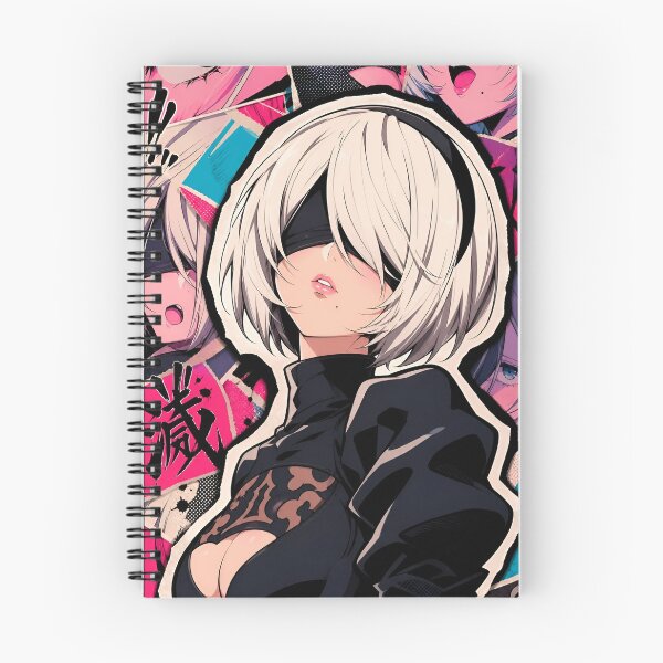 Item preview, White Haired Masked Warrior – Gothic Anime Girl Pop Art Collage designed and sold by Dyan4.