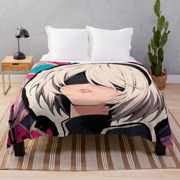 Item preview, White Haired Masked Warrior – Gothic Anime Girl Pop Art Collage designed and sold by Dyan4.