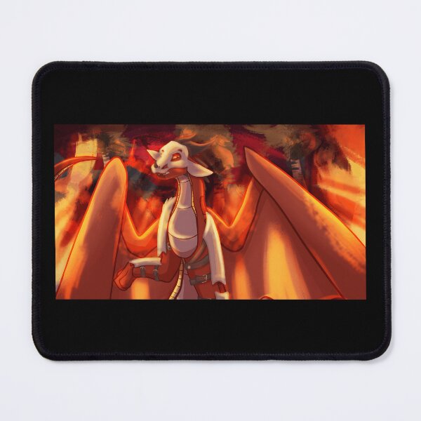 Item preview, Fierce Dragon Art with Fiery Background designed and sold by elijbclaude.