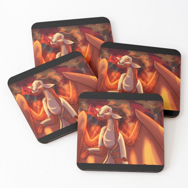 Item preview, Fierce Dragon Art with Fiery Background designed and sold by elijbclaude.