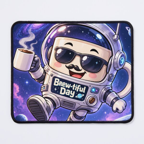 Item preview, Brew-tiful Day Astronaut Coffee Mug designed and sold by The-Library.
