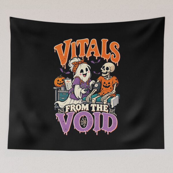 Item preview, Vitals From The Void Medical Assistant Halloween designed and sold by MOTIFOLK.