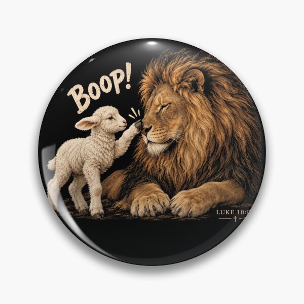 Item preview, Boop Lion and Lamb Christian Faith Luke 10:19 designed and sold by will freed18.