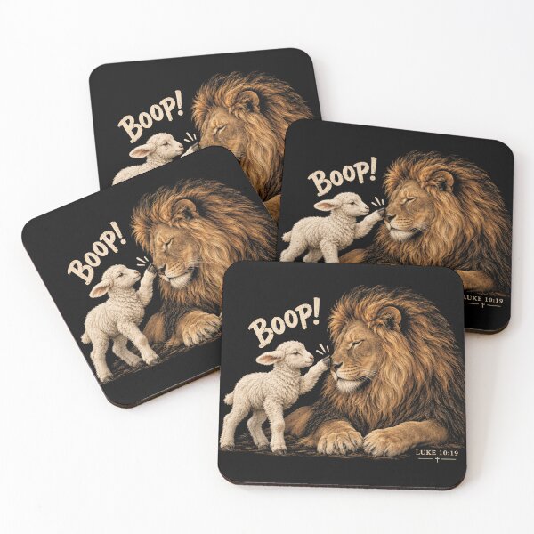 Item preview, Boop Lion and Lamb Christian Faith Luke 10:19 designed and sold by will freed18.