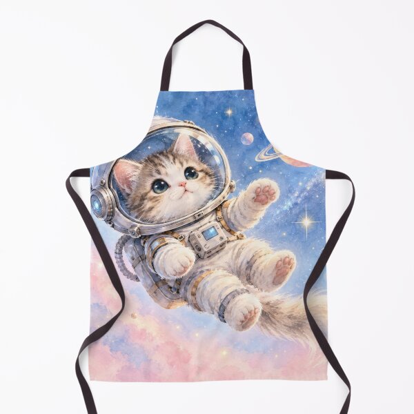 Item preview, Dreamy Astronaut Kitten in Space designed and sold by The-Library.