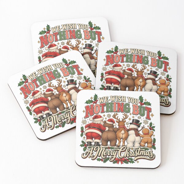 Item preview, Nothing Butt a Merry Christmas Santa Reindeer Snowman Humor designed and sold by will freed18.