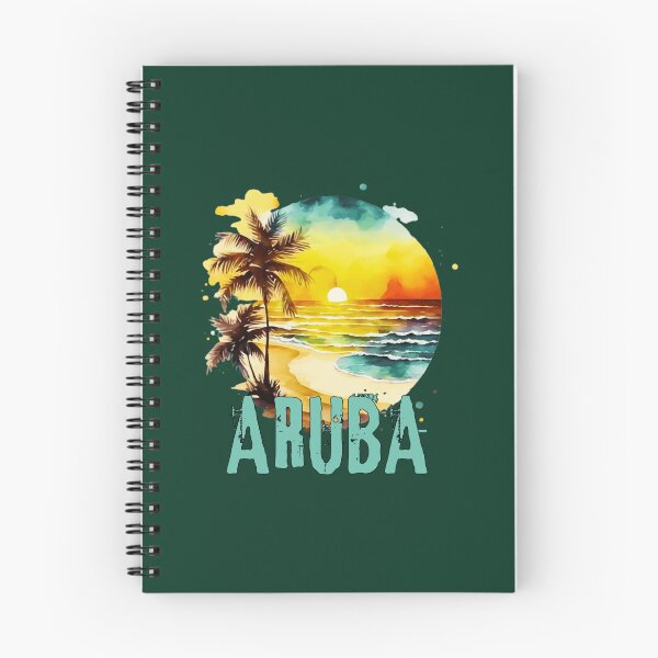Item preview, ARUBA - Aruba Vintage Sunset, Aruba Sunrise, Beach Lifestyle, Spring Break, Tropical Vacation Classi designed and sold by BarelyCoolShop.