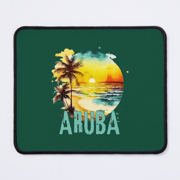Item preview, ARUBA - Aruba Vintage Sunset, Aruba Sunrise, Beach Lifestyle, Spring Break, Tropical Vacation Classi designed and sold by BarelyCoolShop.