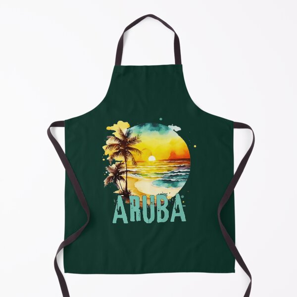 Artikelvorschau, ARUBA – Vintage-Sonnenuntergang auf Aruba, Sonnenaufgang auf Aruba, Strandleben, Frühlingsferien, Klassischer Tropenurlaub entworfen und verkauft von BarelyCoolShop.