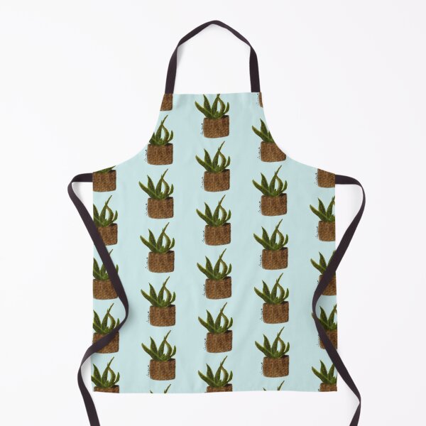 Item preview, Watercolor Snake Plant in Woven Basket designed and sold by lauracedrawings.