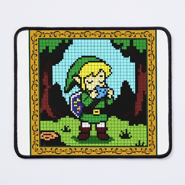 Item preview, Link Playing Ocarina designed and sold by FreakNRetro.