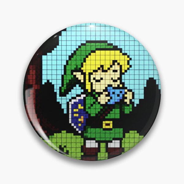 Item preview, Link Playing Ocarina designed and sold by FreakNRetro.