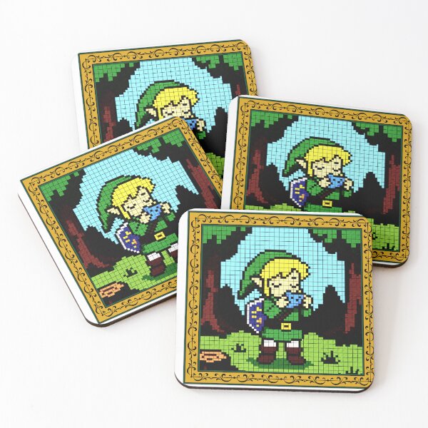 Item preview, Link Playing Ocarina designed and sold by FreakNRetro.