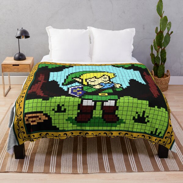 Item preview, Link Playing Ocarina designed and sold by FreakNRetro.