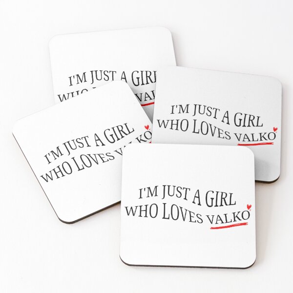 Item preview, I’m just a girl who loves Valko | Valko | Love and Deepspace designed and sold by WarmlyArts.