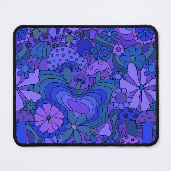 Item preview, Groovy Mushroom Garden in Grape designed and sold by YesterdayColl.