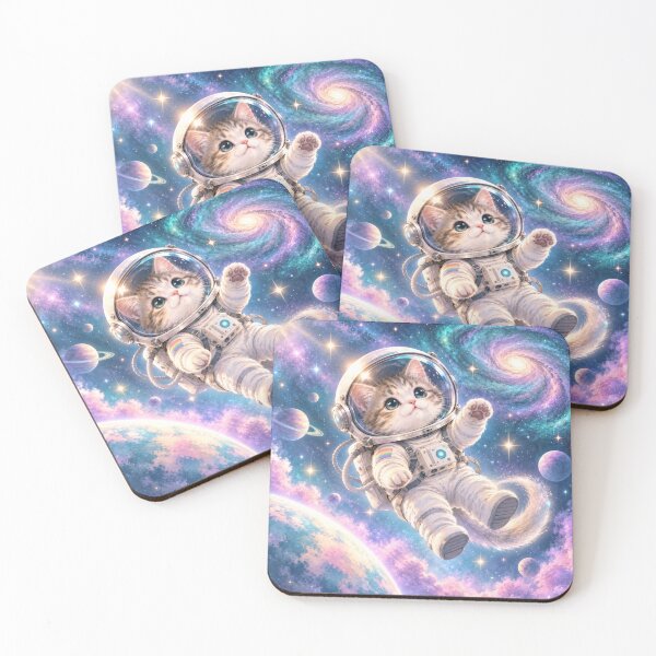 Item preview, Cosmic Kitten Exploring the Galaxy designed and sold by The-Library.