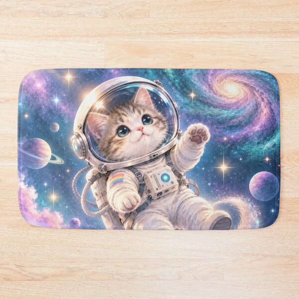 Item preview, Cosmic Kitten Exploring the Galaxy designed and sold by The-Library.