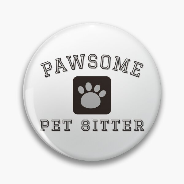 Item preview, Pawsome Pet Sitter, Cat dog Nanny, Gift for Pet Sitter, Love Cats Dogs Animals designed and sold by Forevermore.