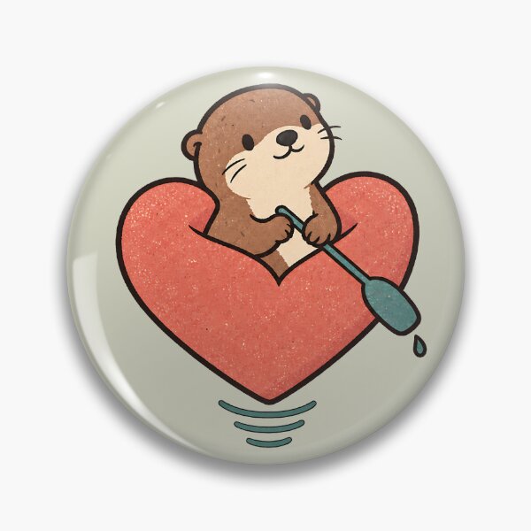 Item preview, Otter Riding Inside a Heart – Trust What Carries You designed and sold by  MAD's Recreation Studio.