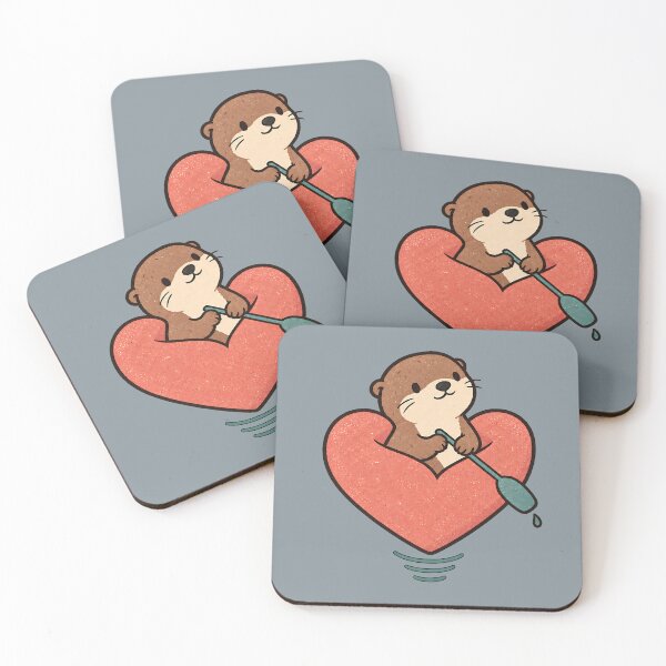Item preview, Otter Riding Inside a Heart – Trust What Carries You designed and sold by  MAD's Recreation Studio.