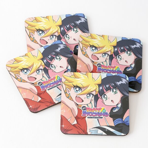Item preview, New Panty & Stocking with gaterbelt in 90's anime art style designed and sold by Magicari.