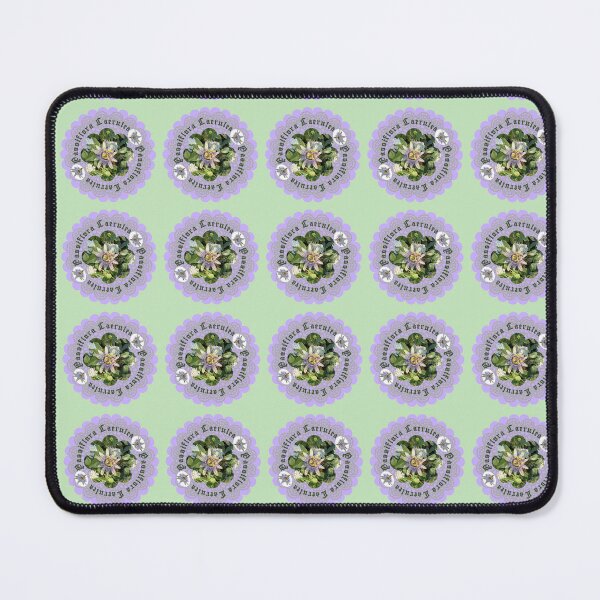 Item preview, Passiflora Caerulea Passionflower Botanical Art & Gothic Typography Design designed and sold by Liberarteprint.