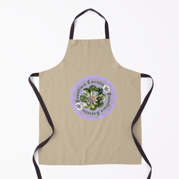 Item preview, Passiflora Caerulea Passionflower Botanical Art & Gothic Typography Design designed and sold by Liberarteprint.