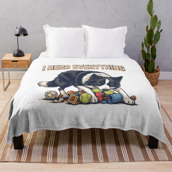 Item preview, Border Collie - Funny Dog | I Herd Everything designed and sold by No Excuses Supply.