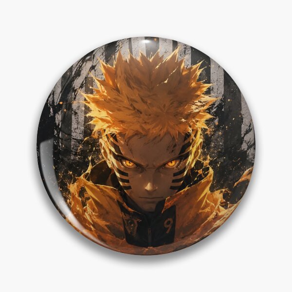 Item preview, Inferno Shadow Warrior – Fiery Orange Energy Anime Inspired Warrior Art designed and sold by Dyan4.
