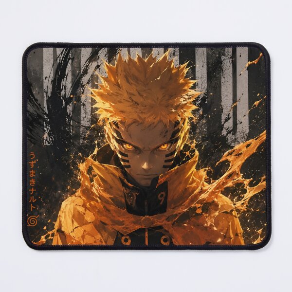 Item preview, Inferno Shadow Warrior – Fiery Orange Energy Anime Inspired Warrior Art designed and sold by Dyan4.