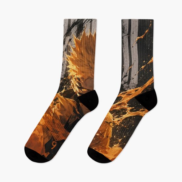 Item preview, Inferno Shadow Warrior – Fiery Orange Energy Anime Inspired Warrior Art designed and sold by Dyan4.