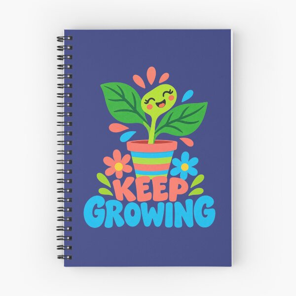 Item preview, Keep Growing Cute Kawaii Plant Pot designed and sold by MH Digital Studio .