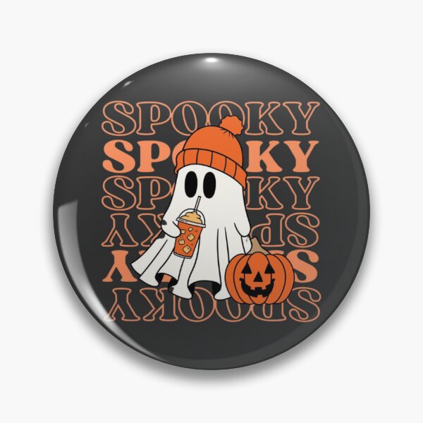 Item preview, Spooky Ghost with Pumpkin Spice Latte designed and sold by Ayiita.