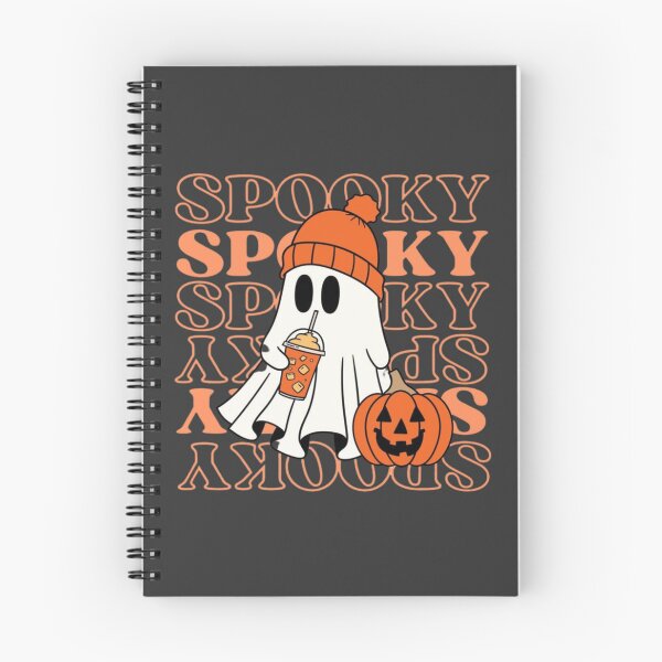 Item preview, Spooky Ghost with Pumpkin Spice Latte designed and sold by Ayiita.