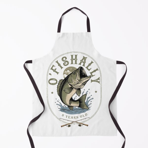 Item preview, 8 years old fishing bass portrait typography vintage ocean designed and sold by DariaOltes.