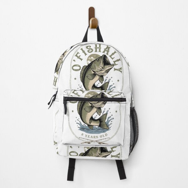 Item preview, 8 years old fishing bass portrait typography vintage ocean designed and sold by DariaOltes.