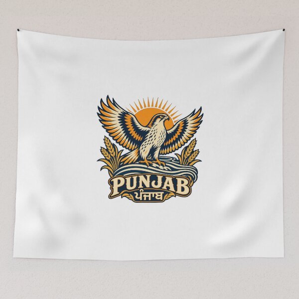Item preview, Punjab — Baaz Heritage Crest | The Indian Heritage Emblem designed and sold by THE INDIAN HERITAGE EMBLEM.