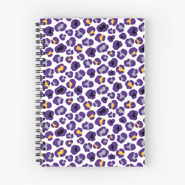 Item preview, Wild Animal Print in Minnesota Vikings Football Purple and Yellow Gold designed and sold by KrisInStitches.