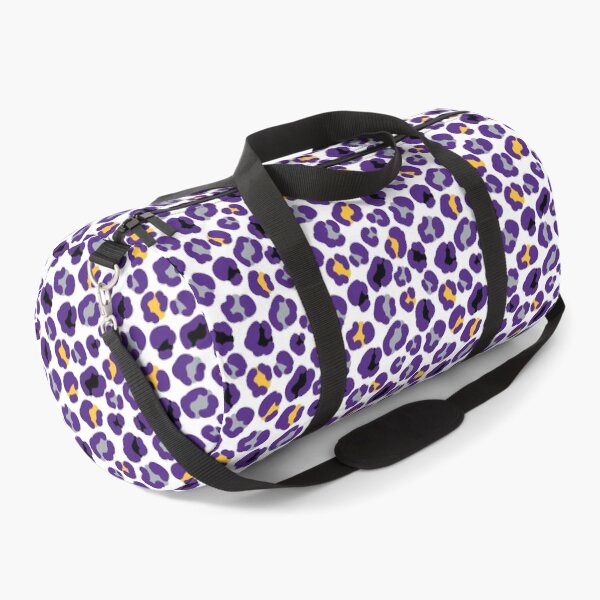 Item preview, Wild Animal Print in Minnesota Vikings Football Purple and Yellow Gold designed and sold by KrisInStitches.