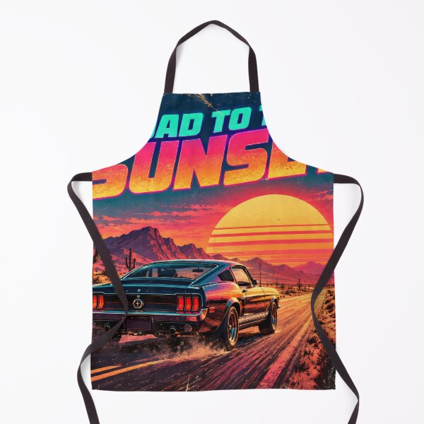 Item preview, Road to the Sunset Retro Muscle Car designed and sold by The-Library.