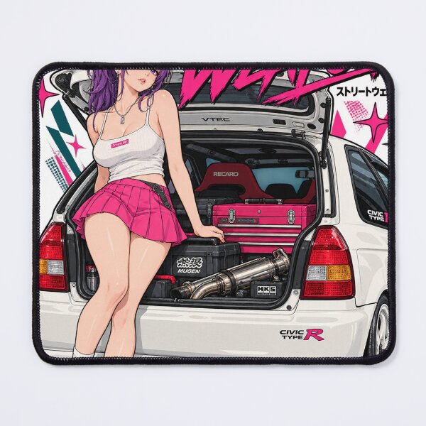 Item preview, Street Weapon JDM Hatchback Anime Girl designed and sold by NzrProcreate.