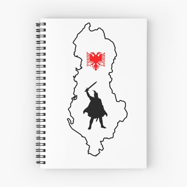 Item preview, Skanderbeg Albania Map Eagle Albanian Pride Historical Warrior designed and sold by gluxdesing.