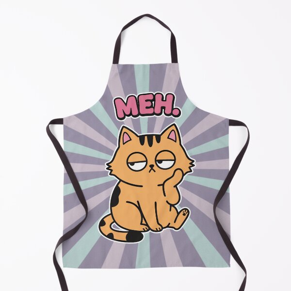 Item preview, MEH. Orange Tabby Bored Cat Cartoon Square Edition designed and sold by Taridesign.