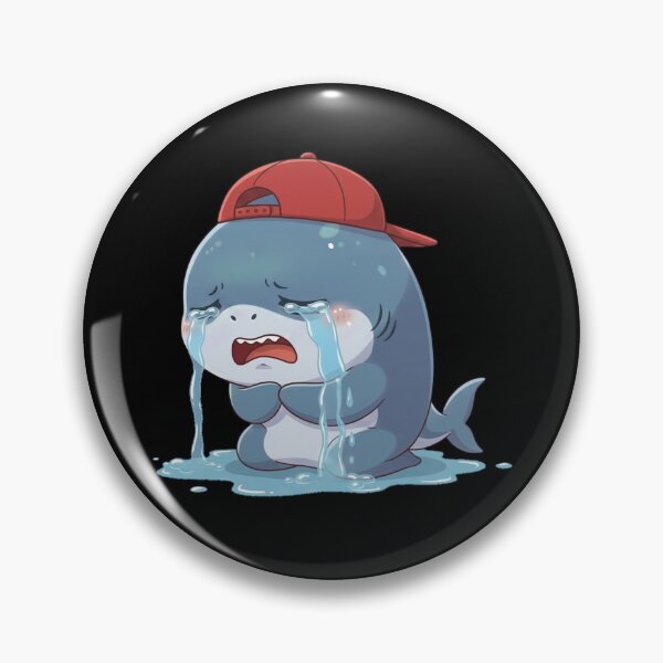 Item preview, Cute Crying Shark designed and sold by Nature's Chibis.