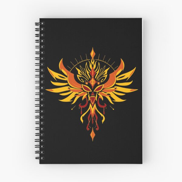 Item preview, Fiery Phoenix Tribal Crest - Sun Fire Magic Emblem designed and sold by ERODED SELF.