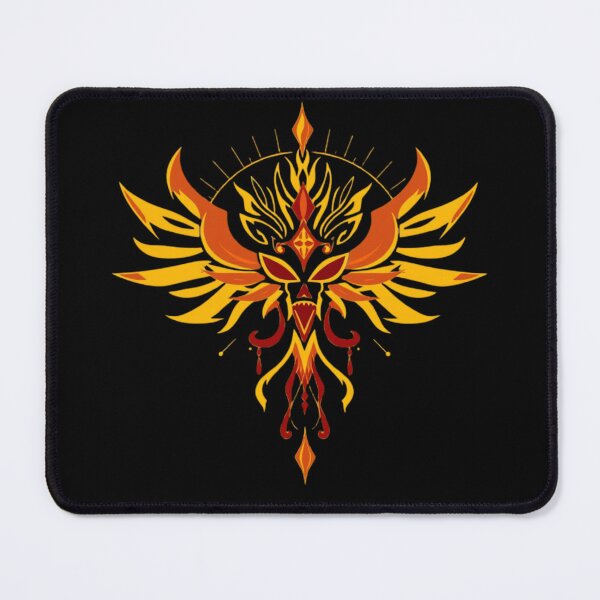 Item preview, Fiery Phoenix Tribal Crest - Sun Fire Magic Emblem designed and sold by ERODED SELF.